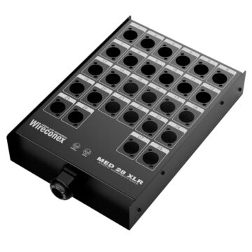 Painel Para Multicabos Sem Conectores 28 Vias Xlr - Wireconex 1