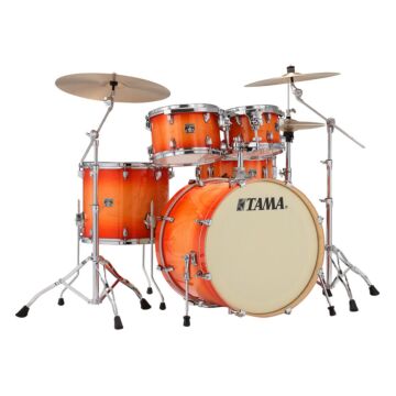 Comprar Bateria Shell Pack (5 Tambores) Bumbo 22 (Tangerine Lacquer Burst) Tama Superstar Classic CL52KRS-TLB - 1