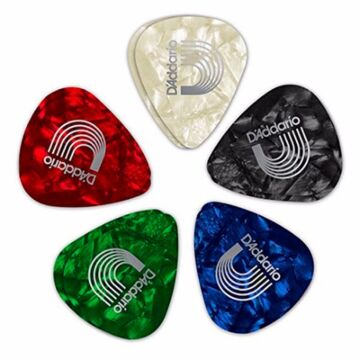 Palheta Guitarra Color 1cap6 D Addario 1.00mm 10un 1