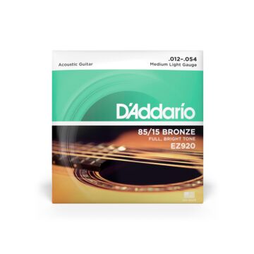 Cordas Para Violão Aço D Addario Bronze 85/15 Ez920 .012-.054 1