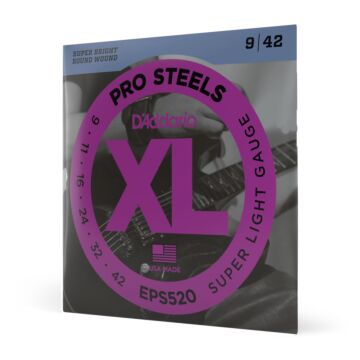 Comprar Encordoamento Guitarra 09-42 D Addario XL Pro Steels EPS520 - 1