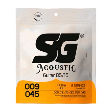 Encordoamento P/violão Aço Bronze 85/15 Sg 0.009 - 0.045 1