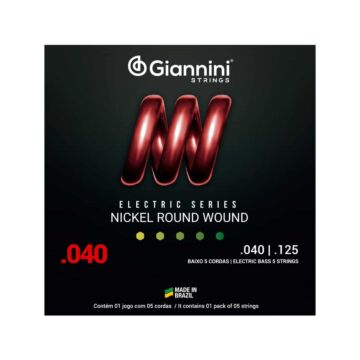 Encordoamento Giannini P/contra Baixo Leve 0.040 Geebrl/5 1