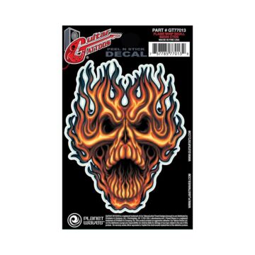 Comprar Adesivo Guitarra Flame Whip Skull Tattoo D Addario GT77013 - 1