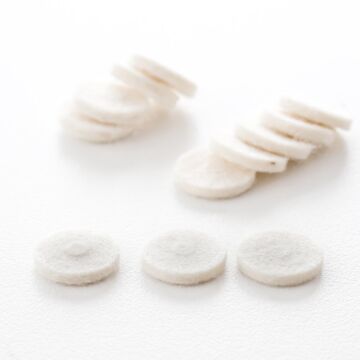 Comprar Feltro Roldanas Instrumentos Branco (12 Peças) Spirit FW-WH - 1