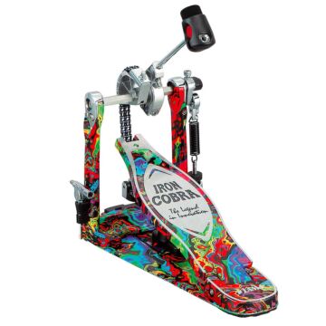 Comprar Pedal Simples Edição Limitada 50 Anos Psychedelic Rainbow Tama Iron Cobra 900 Rolling Glide 50th Anniversary HP900RMPR - 1