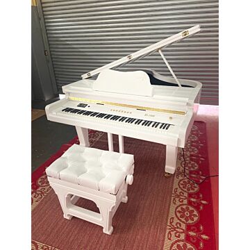 Comprar Piano Digital Harmonia HS 1000 Semi Cauda - 88 Teclas Ponderadas-Branco Laca-HS1000 1,75m - 1
