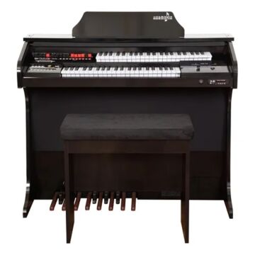 Comprar Órgão Eletrônico Harmonia HS 75 - Preto Brilho - 44 Notas, Drawbars, Bluetooth e 128 Sons - 1