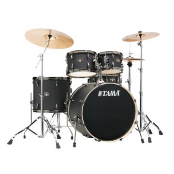 Comprar Bateria Completa (5 tambores) Bumbo 22 (Preto Opaco BOB) Tama Imperialstar IP52H6WBN-BOB - 1