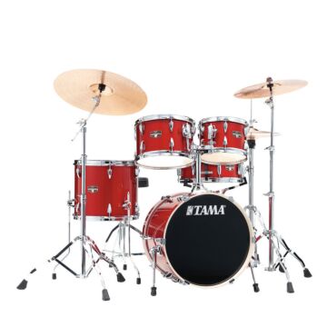 Comprar Bateria Completa (5 tambores) Bumbo 18 (Vermelha BRM) Tama Imperialstar IP58H6W-BRM - 1