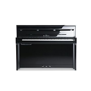 KAWAI NV5S O NV5S da Kawai é o mais recente na evolução da série de pianos NOVUS. Ele apresenta a aclamada ação de piano vertical Millennium III Hybrid com mecanismo de amortecimento real, conectividade Bluetooth MIDI / áudio e sons de piano incríveis, in