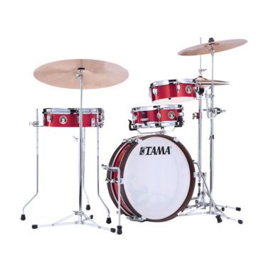 Comprar Bateria Shell Pack (4 Tambores) Vermelha Burnt Red Mist Tama Club-Jam Pancake LJK48P-BRM - 1
