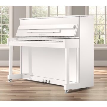 Comprar EU110 Pearl River Piano Acústico Vertical White com Banqueta | Teclacenter - 1