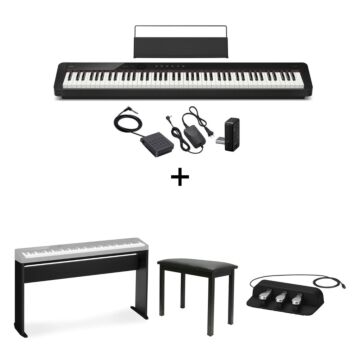 Comprar Casio PX-S5000 Privia Piano Digital -Instrumento + suporte + pedal triplo + banqueta saty - 1 Comprar Casio PX-S5000 Privia Piano Digital -Instrumento + suporte + pedal triplo + banqueta saty - 1