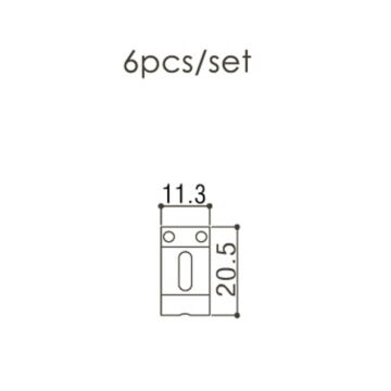 Comprar Saddles Ponte Niquelado (6 Unidades) Gotoh S101 N - 1