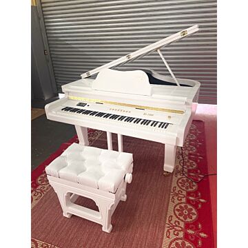 Comprar Piano Digital Harmonia HS 1000 Semi Cauda - 88 Teclas Ponderadas-Branco Laca-HS1000 1,25m - 1