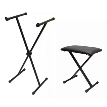 Comprar Kit Suporte para teclado em X e banqueta Saty SX-01 - 1