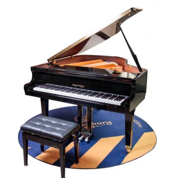 Comprar GH160C Kayserburg Piano Acústico de Cauda Heritage Series Ebony Polish | Teclacenter - 1