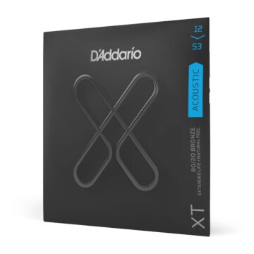 Comprar Encordoamento Violão Aço Revestido 12-53 D Addario XTABR1253 - 1