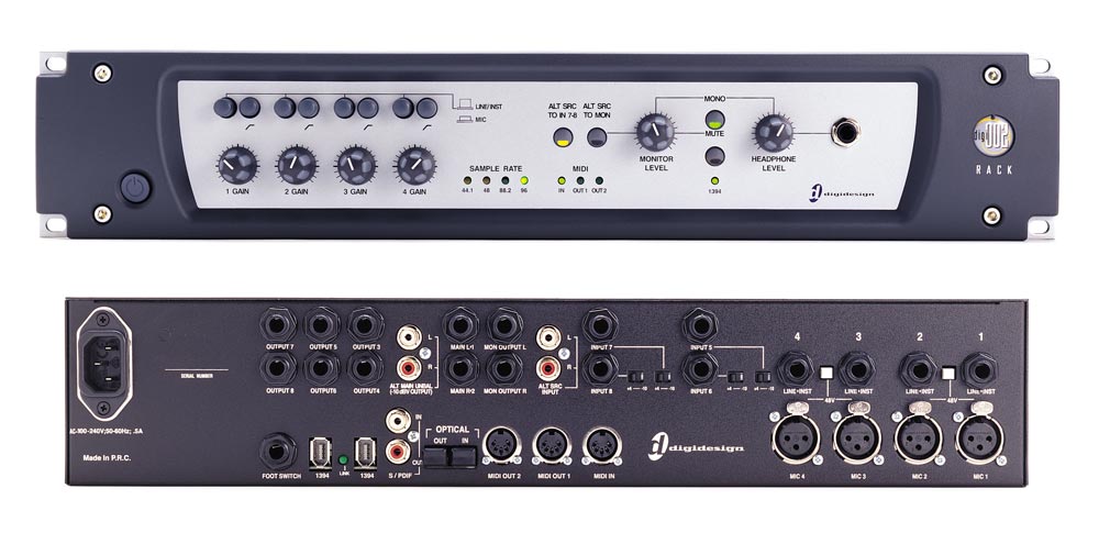 Digidesign 002 Rack Avid Interface - High-Quality Audio Recording