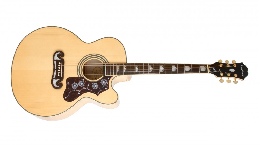 Epiphone EJ-200 CE Gold Natural Violão - Usado