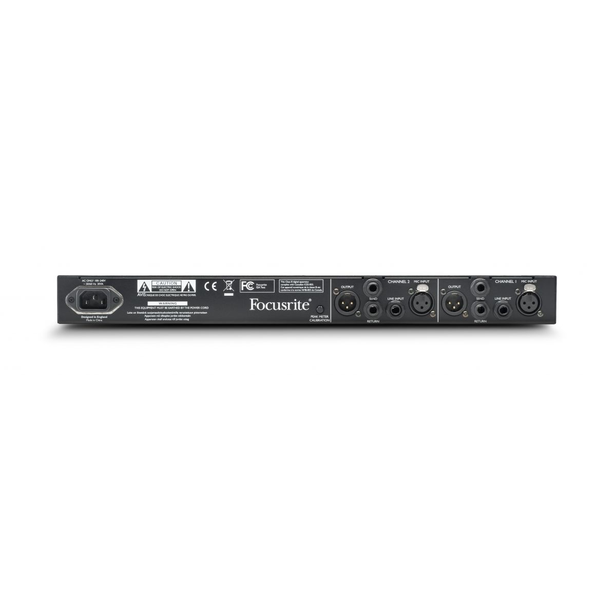 Focusrite ISA Two Pre - Pré-amplificador de áudio de alta qualidade