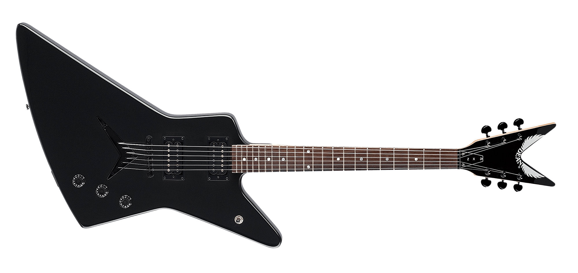Guitarra Dean Guitars ZX Explorer Black - Usado