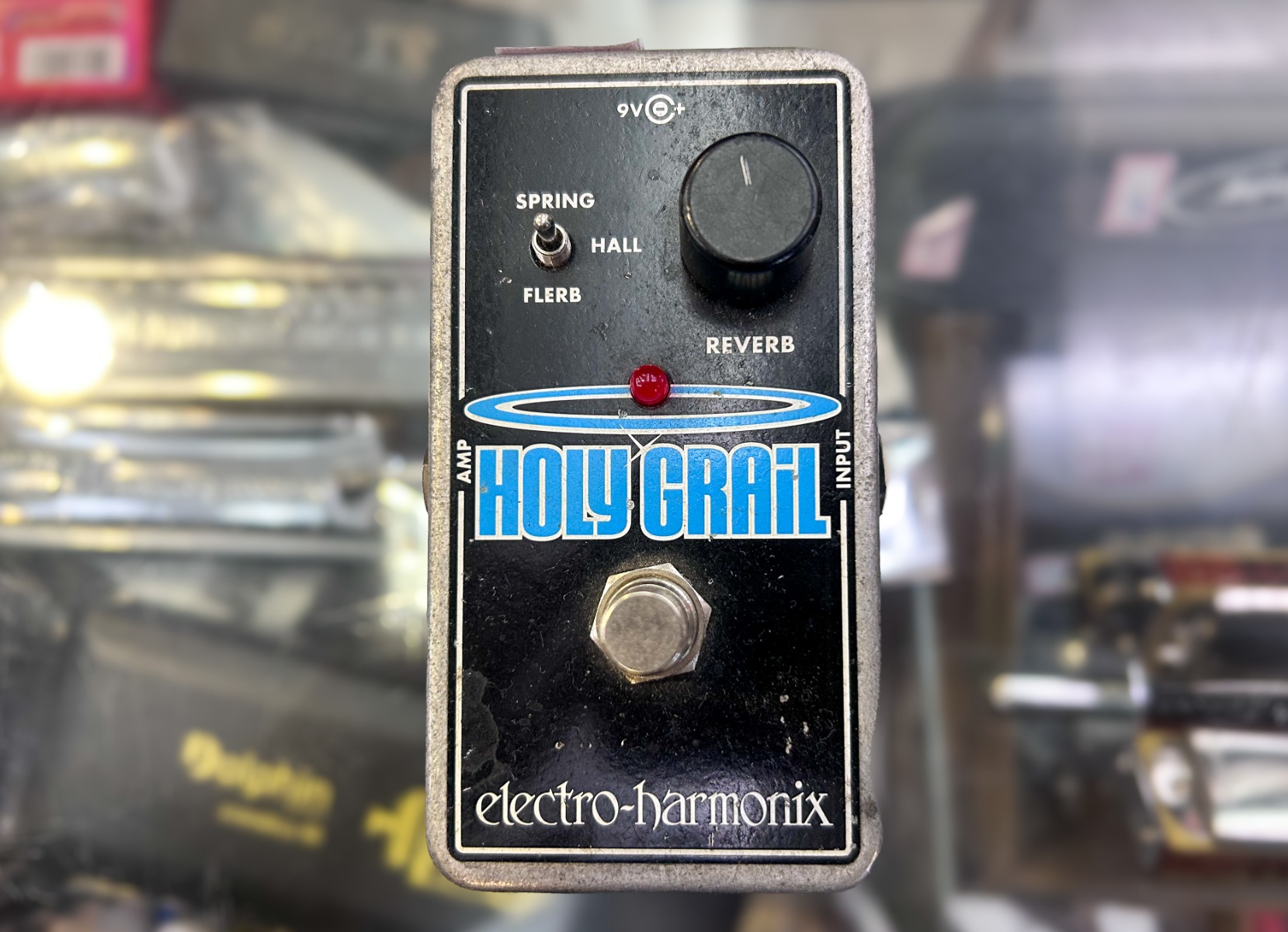 Pedal Holy Grail Electro-Harmonix Cinza Usado – Reverb Analógico