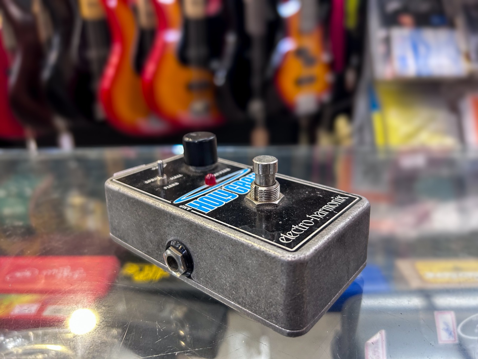Pedal Holy Grail Electro-Harmonix Cinza Usado – Reverb Analógico