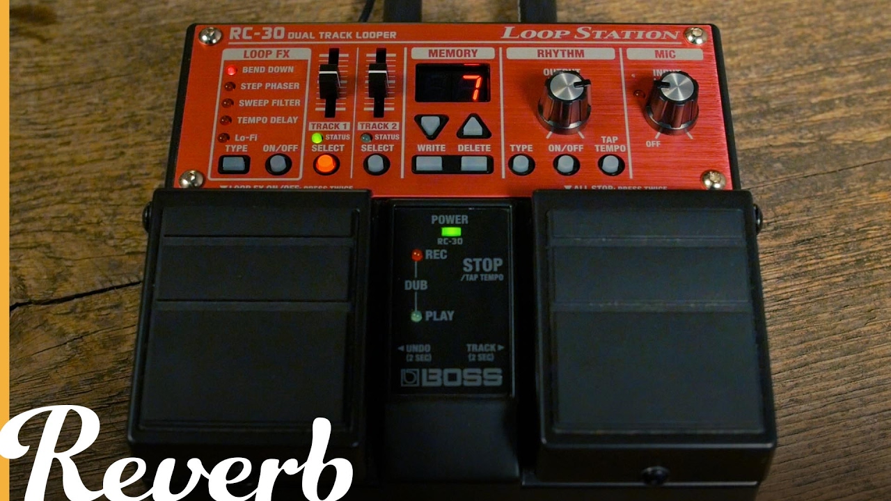 Roland Boss RC-30 Dual Track Looper Pedal - High-Quality Looping