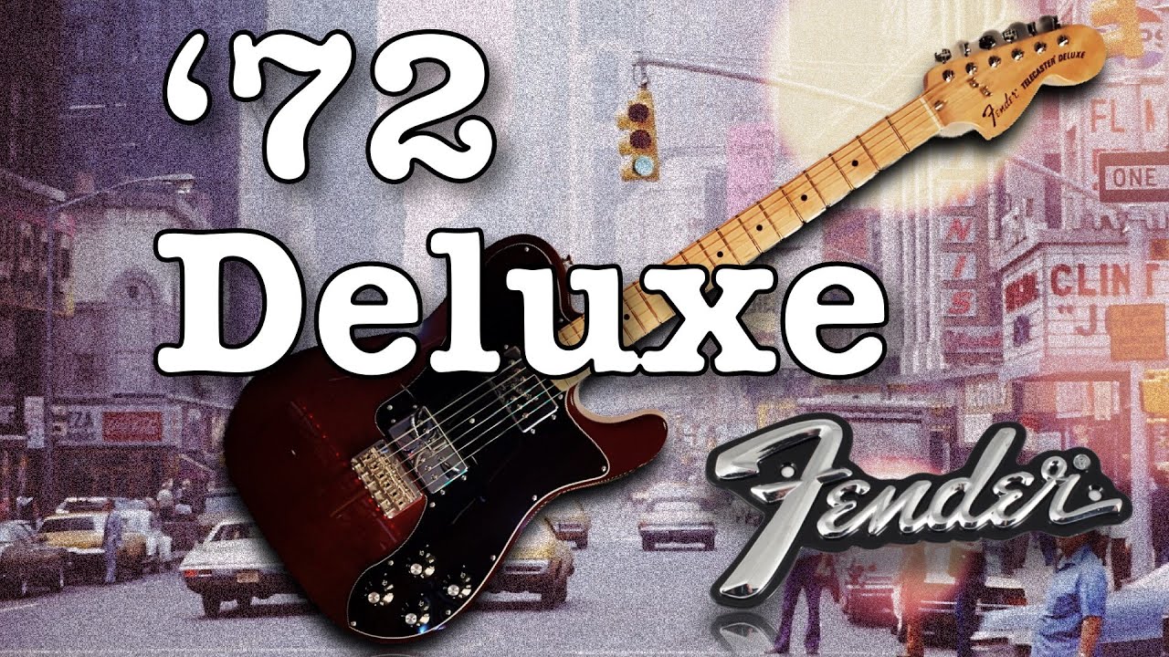 Guitarra Fender 72 Telecaster Mex Deluxe - Qualidade e Estilo