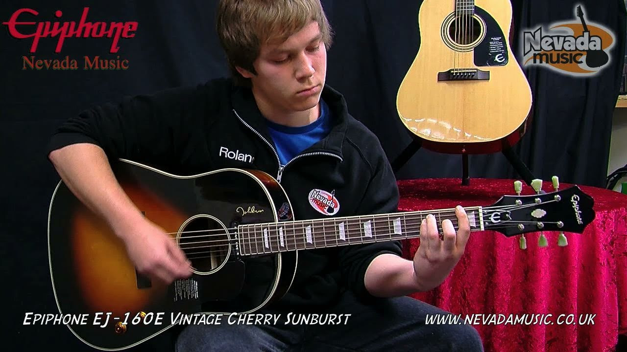 Epiphone EJ160E John Lennon - Violão Elétrico de Qualidade
