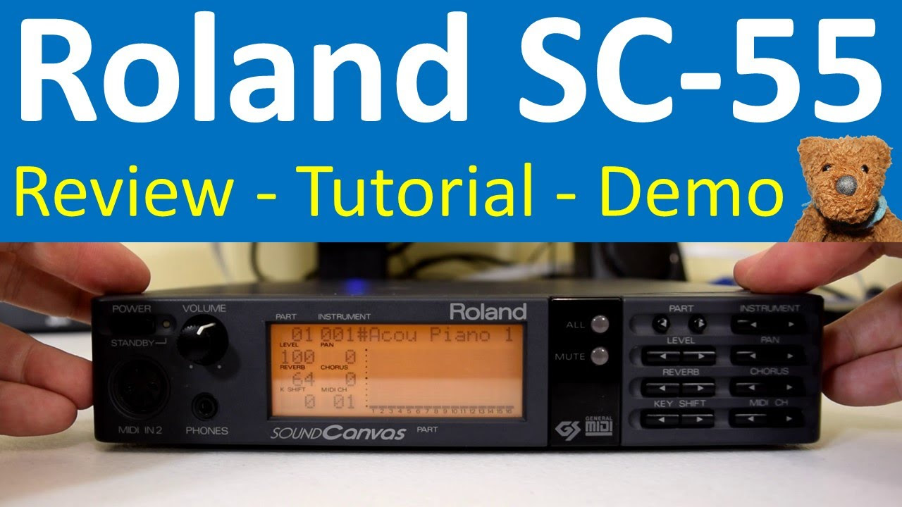 Roland Sound Canvas SC-55: A Melhor Qualidade Sonora