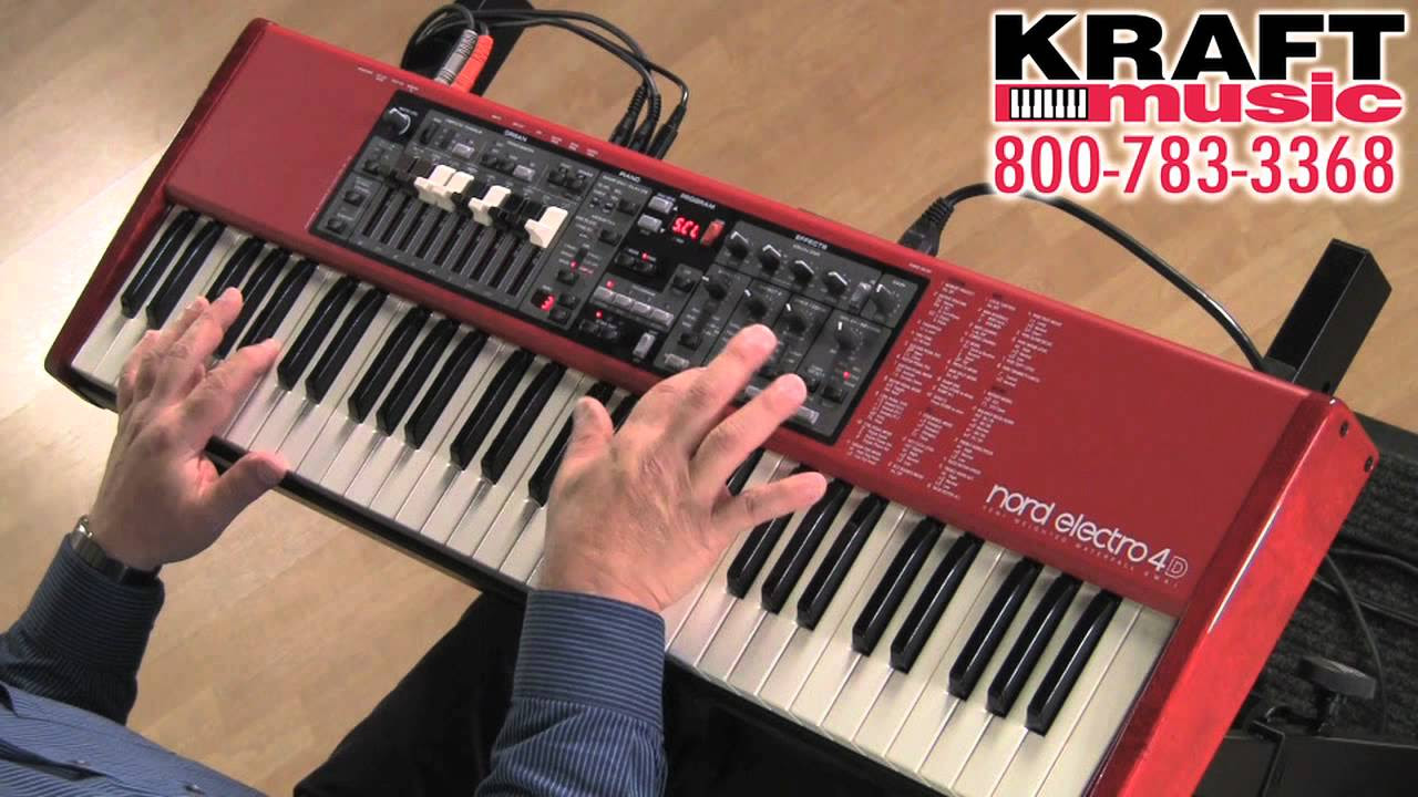 Nord Electro 4D SW61 Órgão - O Melhor em Som e Versatilidade