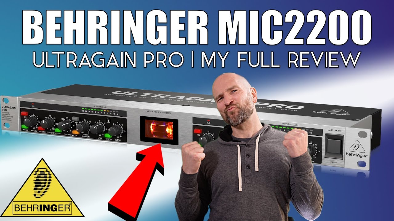 Behringer Ultragain Pro Mic2200 - Pré-amplificador de Microfone