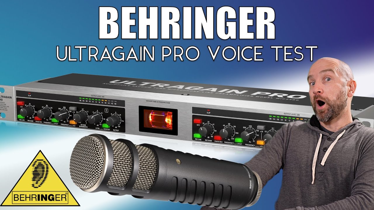 Behringer Ultragain Pro Mic 2200 - High-Quality Mic Preamp and