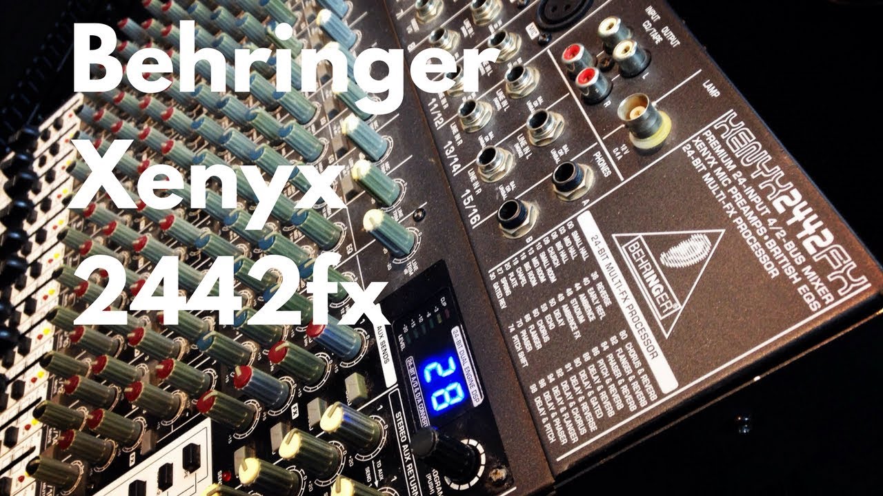 Behringer Xenyx 2442FX Mixer - Solução Profissional de Mixagem de