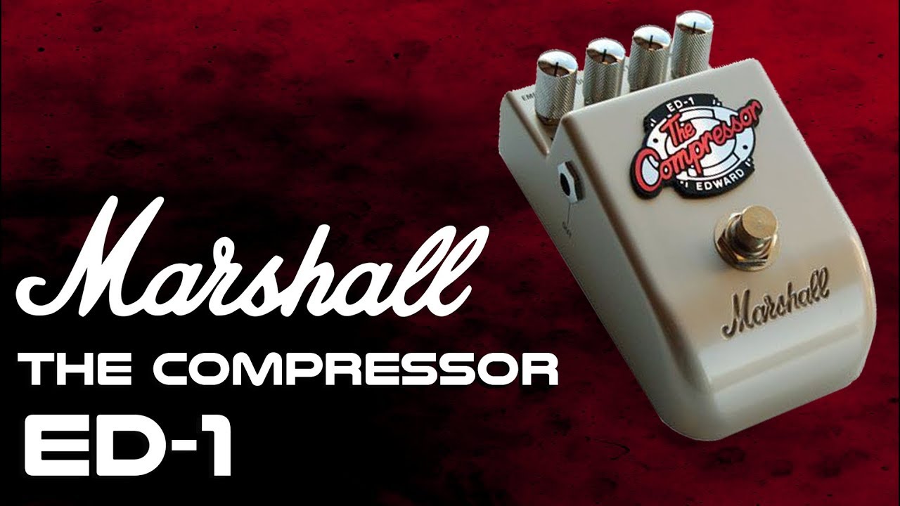 Marshall ED-1 Compressor Pedal - High-Quality Compression for Guitar
