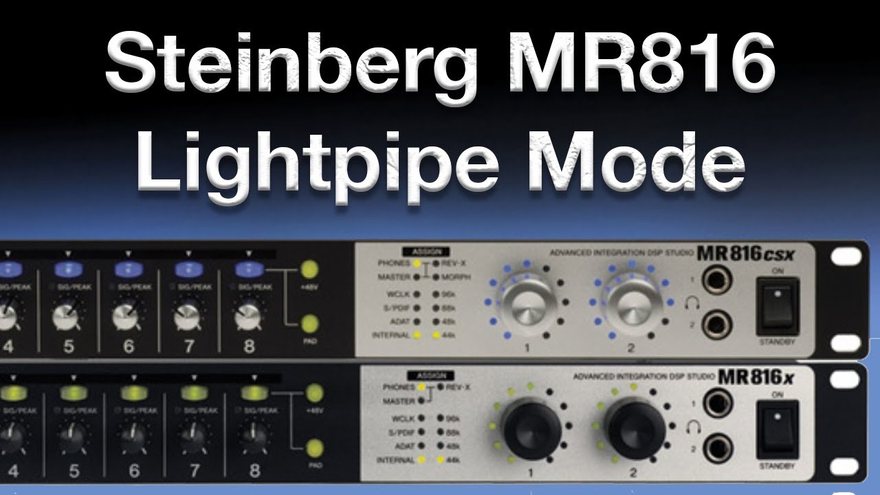 Steinberg MR816X Interface 16 In e 16 Out
