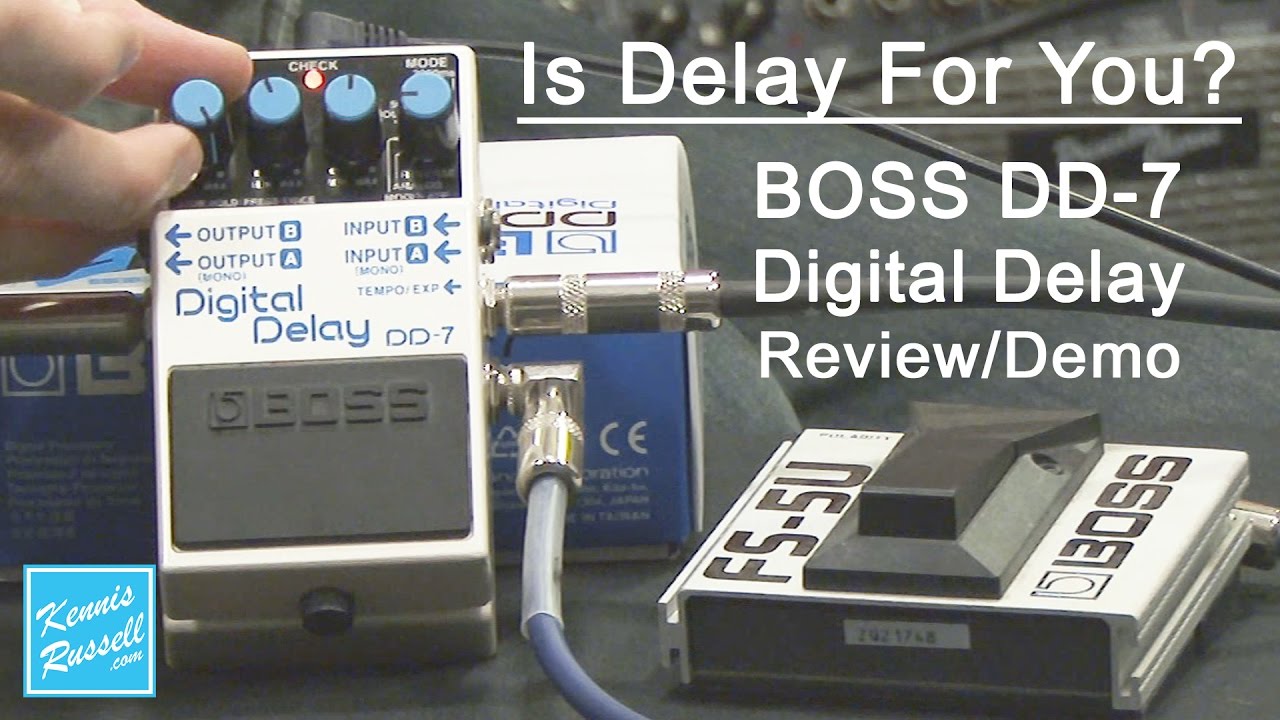 Roland Boss DD-7 Digital Delay Pedal - High-Quality Delay Effects