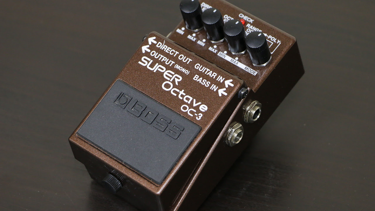Roland Boss OC-3 Super Octave Pedal - High-Quality Octave Effects