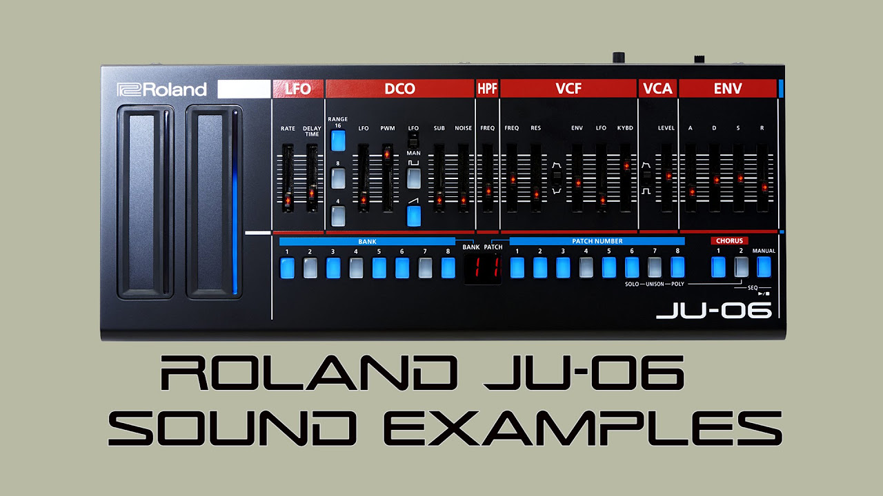 roland boutique ju-06 módulo