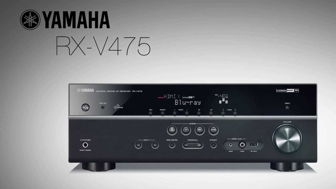 Receiver Yamaha RX-V475 Bivolt 110/220V - Usado | Melhor Preço