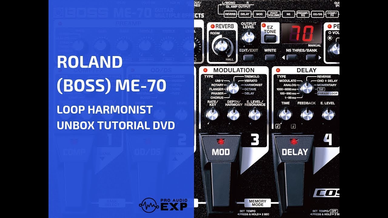 Pedaleira Roland Boss ME-70 - A melhor opção para efeitos de