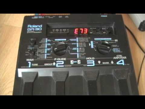 Pedaleira de guitarra Roland GR-30 com captador GK-2