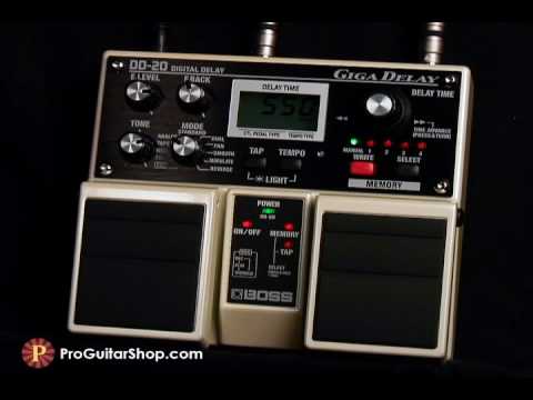 Roland Boss DD-20 Giga Delay Pedal - High-Quality Delay Effects