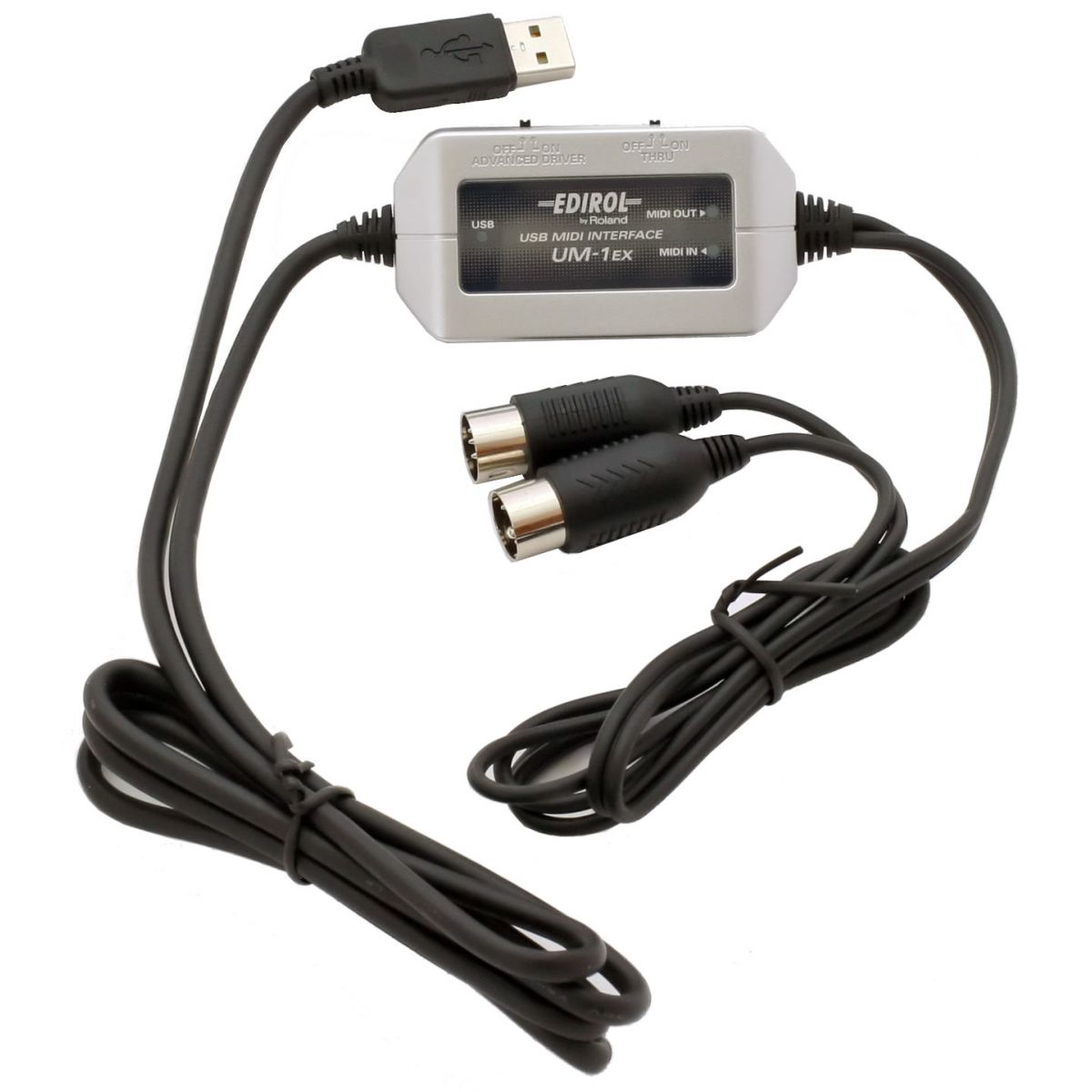 Interface MIDI USB Roland Edirol UM-1EX - Conecte seus