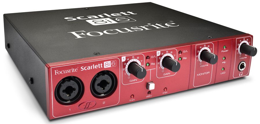 Focusrite Scarlett 8i6 USB Interface - High-Quality Audio