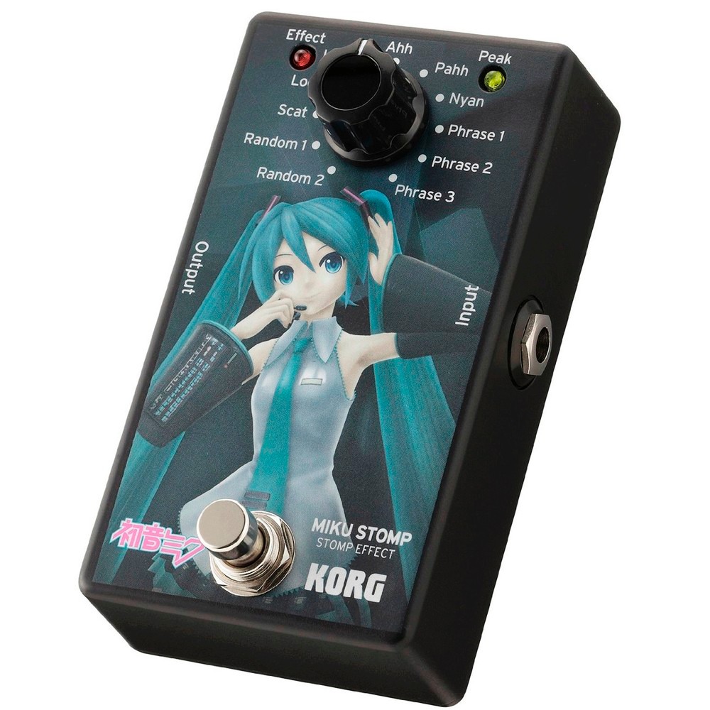 Korg Miku Stomp - Pedal de Efeitos Vocal Sintetizado