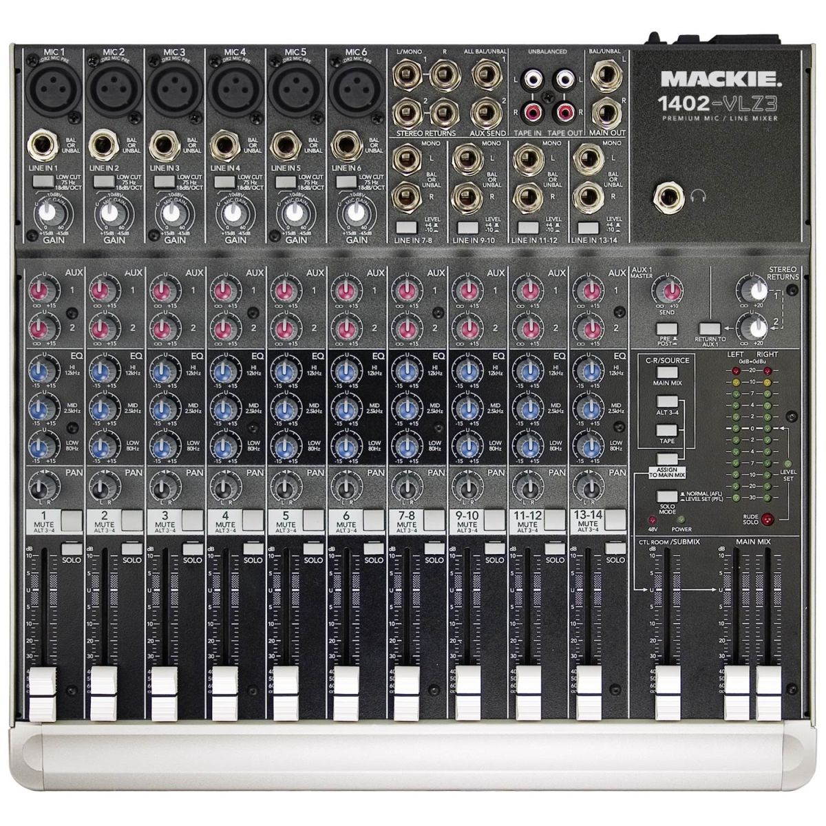 MACKIE 1402-VLZ3 アナログミキサー Mackie 1402 VLZ3 Mixer | 14 Canais | Melhor Preço